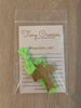 GOLD: Key Lime Tiny Crosses Prayer Bracelet