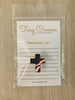 American Flag Cross Pin